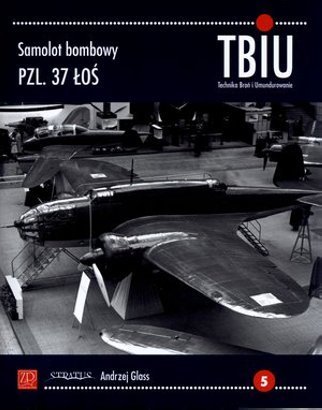 Andrzej Glass, Samolot bombowy PZL. 37 Łoś,okładka, recenzja