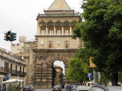 Palermo, wieża karola V, widok od północy