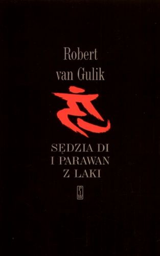 Robert van Gulik, Sędzia Di i parawan z laki, okładka, recenzja